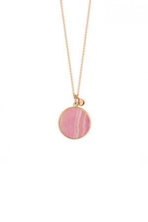 Collier ever circle rhodochrosite Ginette NY